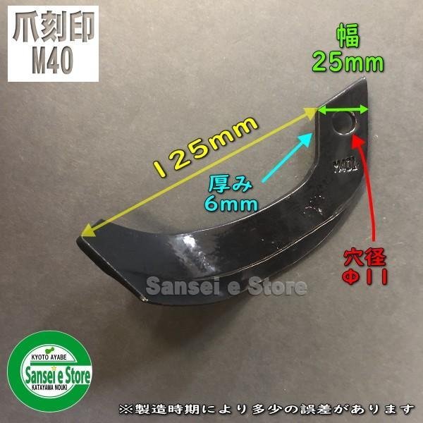 画像2: 東亜重工製  16本組  耕運爪 ナタ爪   マメトラ 管理機  (2)