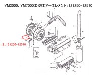 画像1: ヤンマ－  トラクター YM  エレメント 