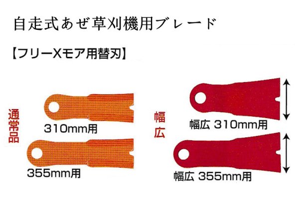 画像1: 法面 自走式草刈機 WM・GC用  フリーXモア 部品   (1)