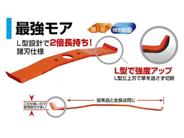 画像3: 法面自走草刈機  WM,GC用  IWOOD製 バーナイフ 最強モア  (3)